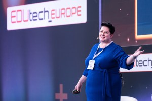 Keynote speaker, Laura Knight from Berkhamstead School in the UK