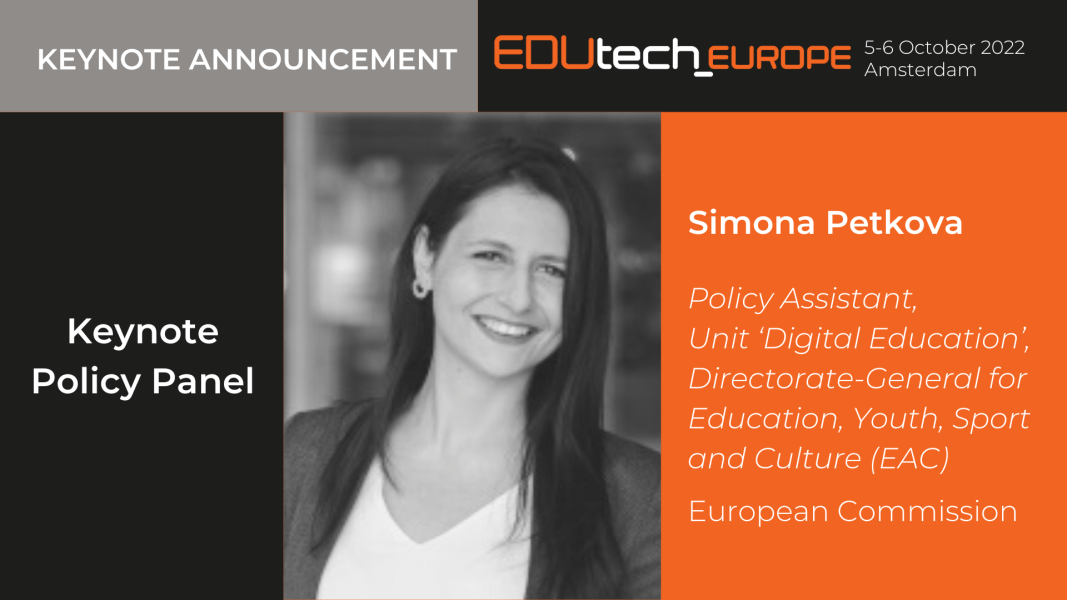 Simona Petkova, Policy Assistant, Directorate-General for Education, Youth, Sport and Culture (EAC)